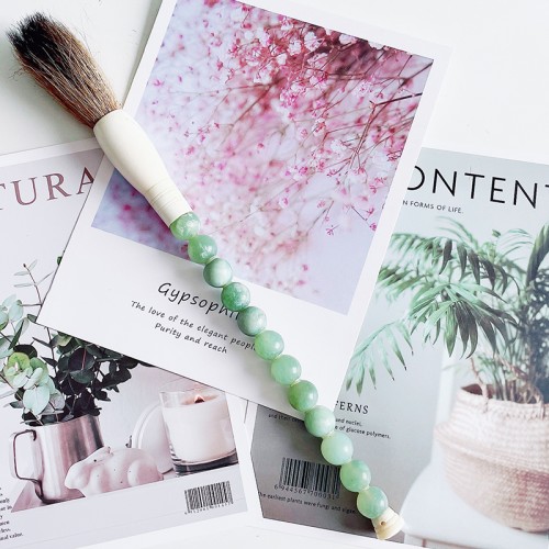 natural color slim calligraphy brush 