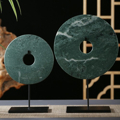 green marble bi disc