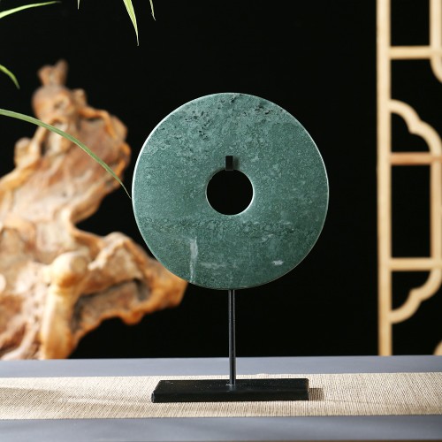 green marble bi disc