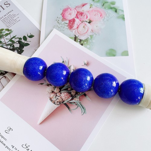 blue large calligraphy brush