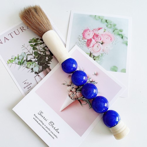 blue large calligraphy brush 