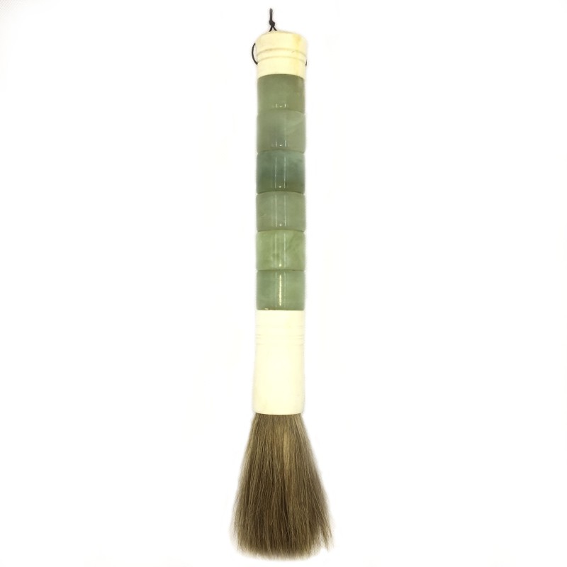 natural jade calligraphy brush